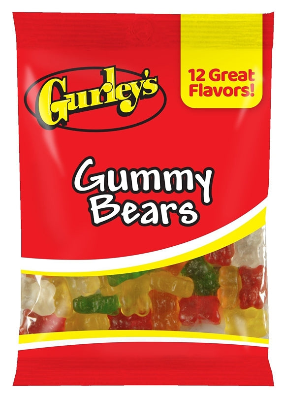 GURLEY'S Gurley's 743780 Candy, Gummy, Gummy Bears Flavor, 5.75 oz HOUSEWARES GURLEY'S