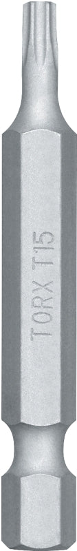 DEWALT DEWALT DW2648 Power Bit, T15 Drive, Torx Drive, 1/4 in Shank, Hex Shank, 2 in L, Steel