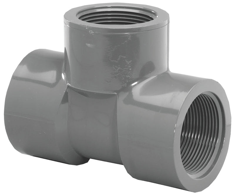 IPEX USA LLC-CANPLAS Lasco 805005BC Pipe Tee, 1/2 in, FIP, PVC, SCH 80 Schedule