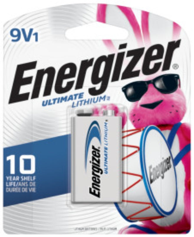 ENERGIZER BATTERY Energizer L522BP Battery, 9 V Battery, 750 mAh, Lithium, Manganese Dioxide ELECTRICAL ENERGIZER BATTERY