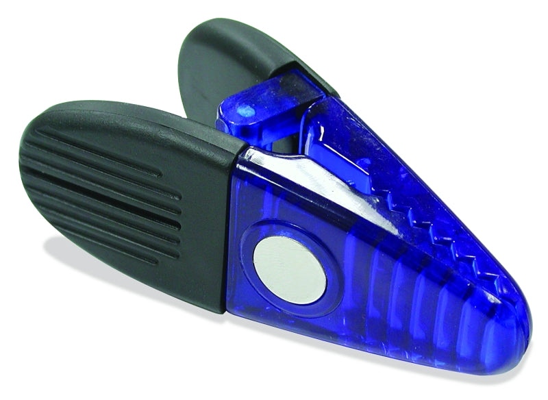 MASTER MAGNETICS Magnet Source 07506 Large Magnetic Clip, 3-1/2 in L, Blue