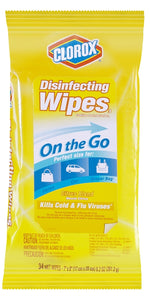 CLOROX DISNFECT WIP 9CT TRAVEL CITRUS CLEANING & JANITORIAL SUPPLIES CLOROX
