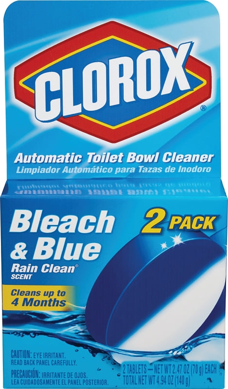 CLOROX Clorox 30900 Toilet Bowl Cleaner, Solid, Citrus, Floral, Dark Blue
