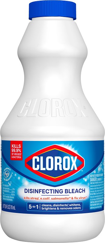 CLOROX Clorox 32251 Regular Bleach, 24 oz, Liquid, Bleach