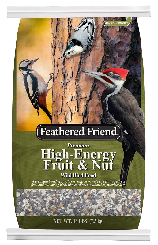FEATHERED FRIEND Feathered Friend 14393 Safflower Seed Fruit and Nut Wild Bird Food, 16 lb, Premium, Blended, Bag HARDWARE & FARM SUPPLIES FEATHERED FRIEND