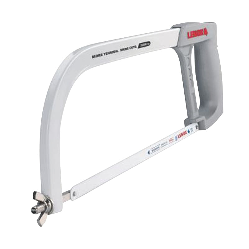 LENOX Lenox 1805722 Hacksaw Frame, 12 in L Blade, 24 TPI, Ergonomic Handle, Aluminum Handle