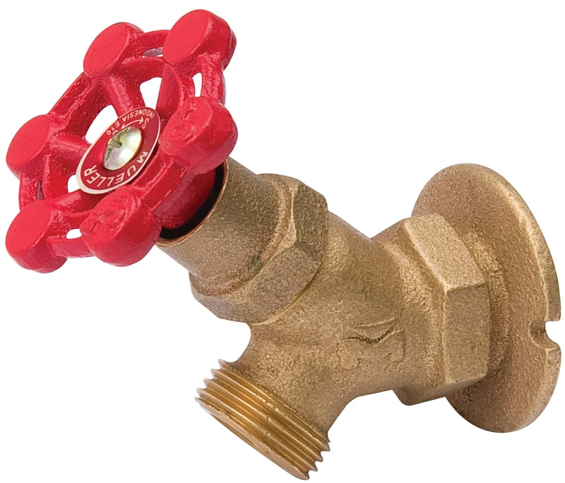B & K INDUSTRIES B & K ProLine Series 108-013 Heavy-Duty Sillcock Valve, 1/2 x 3/4 in Connection, FIP x MHT, 125 psi Pressure, Brass Body