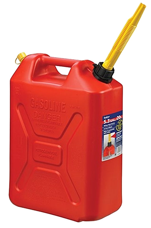 SCEPTER Scepter 3609 Military Style Gas Can, 20 L Capacity, Polyethylene, Red AUTOMOTIVE SCEPTER