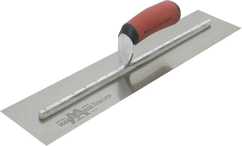 MARSHALLTOWN Marshalltown MXS57D Finishing Trowel, 3 in W Blade, 14 in L Blade, Spring Steel Blade, Square End, Curved Handle TOOLS MARSHALLTOWN
