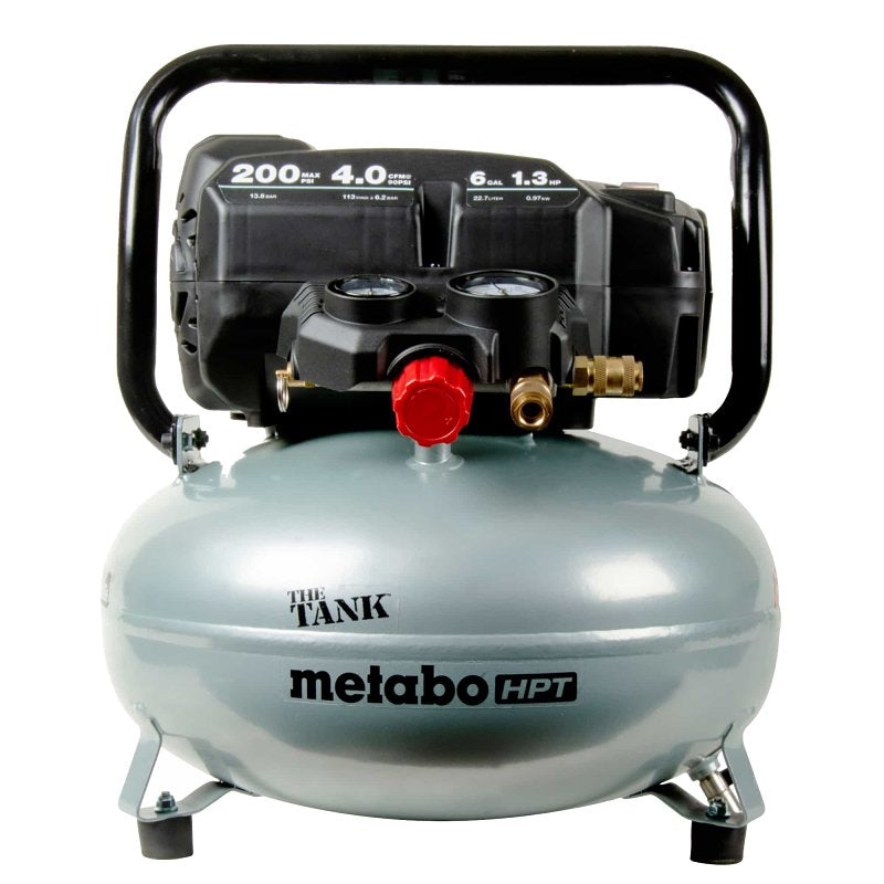 METABO HPT Metabo HPT The Tank EC914SM High-Capacity Air Compressor, Tool Only, 6 gal Tank, 1.3 hp, 120 V, 200 psi Pressure TOOLS METABO HPT