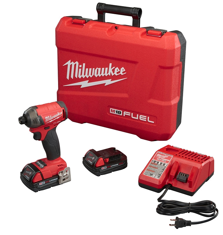 MILWAUKEE Milwaukee 2761-22/2760-22 Hydraulic Driver Kit, Battery Included, 18 V, 5 Ah, 1/4 in Drive, Hex Drive, 0 to 4000 ipm