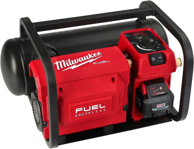 MILWAUKEE Milwaukee M18 2840-20 Portable Air Compressor, Tool Only, 2 gal Tank, 18 V, 135 psi Pressure, 1.2 cfm Air