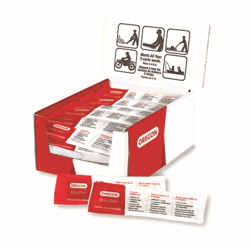 OREGON Oregon 40092 Engine Oil, 1.8 oz Pillow Pack OUTDOOR LIVING & POWER EQUIPMENT OREGON