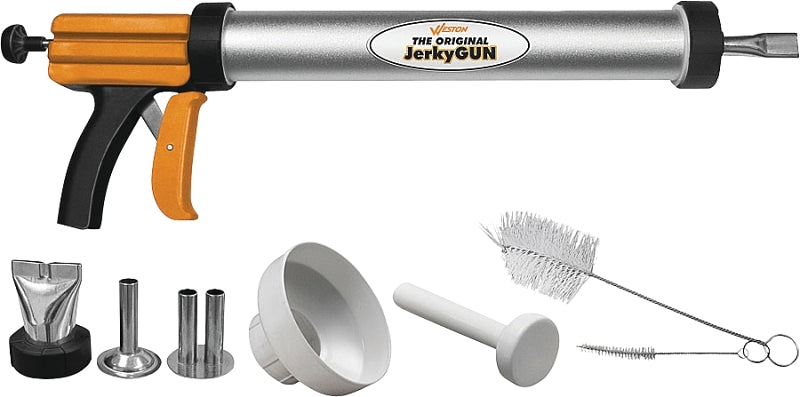 WESTON PRODUCTS Weston 37-0111-W Jerky Gun, 1.5 lb Grind, Aluminum/Stainless Steel HOUSEWARES WESTON PRODUCTS