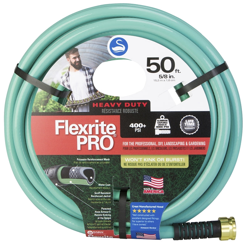 LAWN & GARDEN LLC Swan FXP58050 Garden Hose, 50 ft L, Female