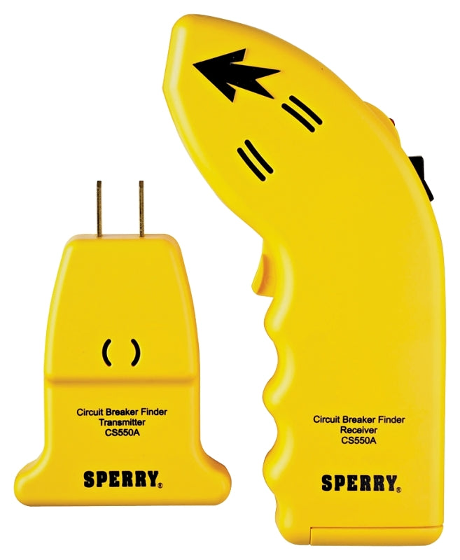 SPERRY Sperry Instruments CS550A Circuit Breaker Finder, 80 to 140 V, LED Display, Yellow ELECTRICAL SPERRY