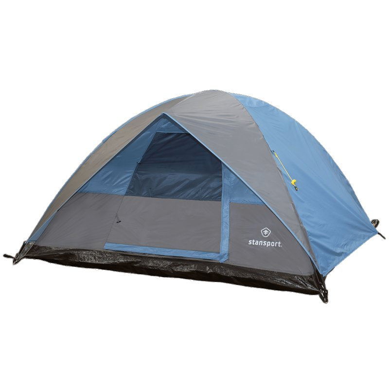 STANSPORT Stansport 728 Dome Tent, 96 in L, 84 in W, 4 Person, Blue/White APPLIANCES & ELECTRONICS STANSPORT