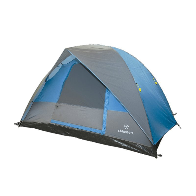 STANSPORT Stansport 733 Teton Dome Tent, 96 in L, 120 in W, 6 Person, Blue/White APPLIANCES & ELECTRONICS STANSPORT