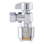 SHARKBITE SharkBite Max Series UR23036A4 Angle Stop Ball Valve, 1/2 x 3/8 in Connection, Push-To-Connect x Compression PLUMBING, HEATING & VENTILATION SHARKBITE