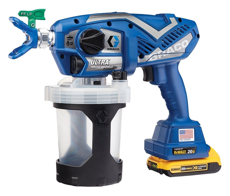 GRACO Graco 17M363 Handheld Airless Sprayer, 0.016 in Tip, 2000 psi, Triax Triple Piston Pump