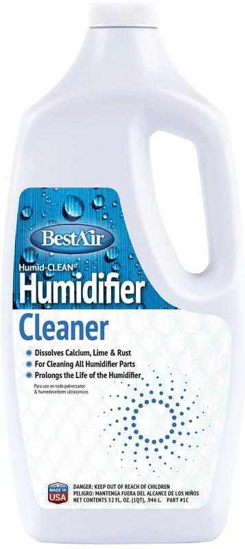 BESTAIR BestAir HumidiClean 1C Humidifier Cleaner, Clear/Light Blue, 32 oz APPLIANCES & ELECTRONICS BESTAIR