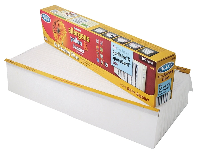 BESTAIR BestAir A201-SGM-BOX11R Air Filter, 19-3/4 in L, 24-1/4 in W, 11 MERV, Cardboard Frame PLUMBING, HEATING & VENTILATION BESTAIR