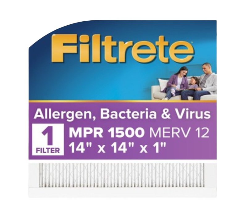 FILTRETE Filtrete UP11-4 Air Filter, 14 in L, 14 in W, 12 MERV, 1500 MPR