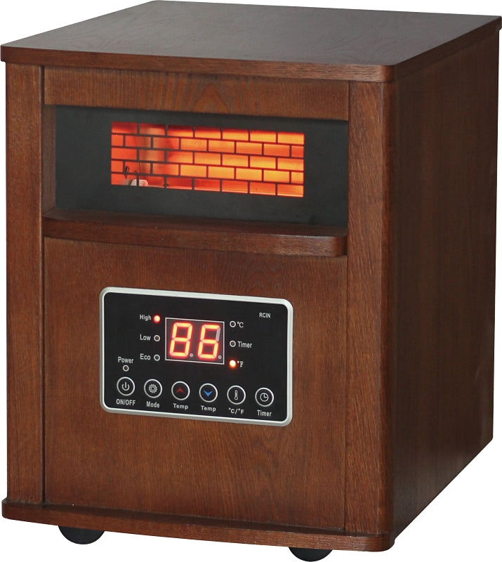 COMFORT GLOW Comfort Glow QEH1410/DH2000C Electric Heater, 15 A, 120 V, 1500 W, 5120 Btu, 1000 sq-ft Heating Area, Chestnut APPLIANCES & ELECTRONICS COMFORT GLOW