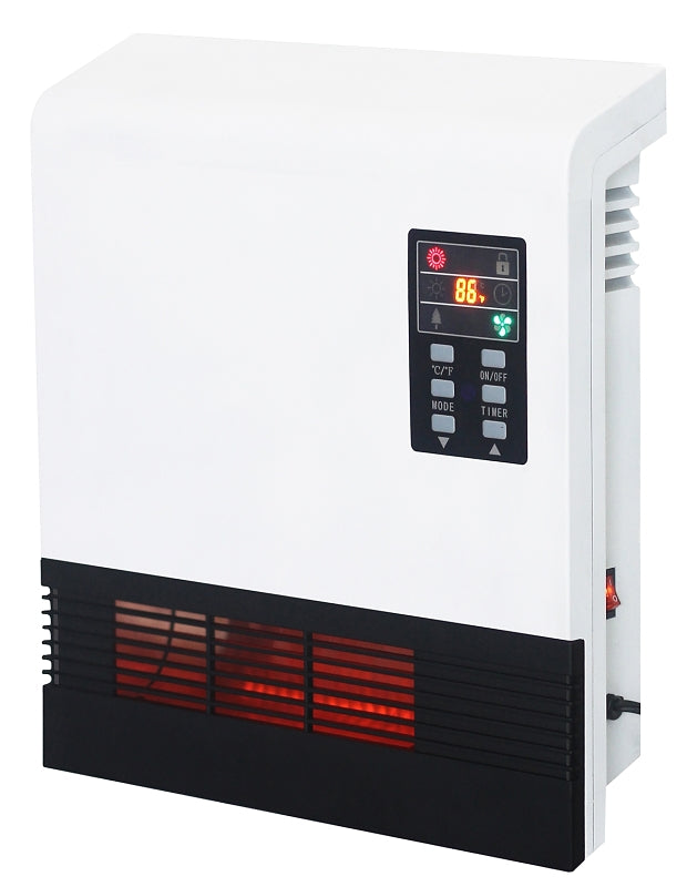 COMFORT GLOW Comfort Glow QWH2100 Comfort Furnace, 15 A, 120 VAC, 1500 W, 5120 Btu, 1000 sq-ft Heating Area, Remote Control PLUMBING, HEATING & VENTILATION COMFORT GLOW