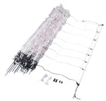 GALLAGHER POWER FENCE, Gallagher A207015 Poultry Netting, 48 in L, 164 ft W, 3 in Mesh, Plastic, Black/White