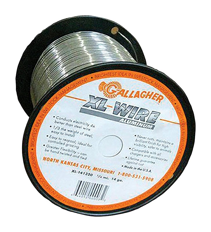 GALLAGHER POWER FENCE, FENCE WIRE ELEC 14GA 1/2 MILE HARDWARE & FARM SUPPLIES GALLAGHER POWER FENCE,