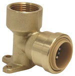 B & K INDUSTRIES ProBite 631-103HC/LF813DR Tube to Pipe Elbow, 1/2 in, 90 deg Angle, Brass, 200 psi Pressure