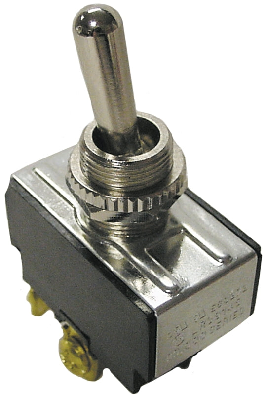 GB Gardner Bender GSW-10 Series Toggle Switch, 1-Poles, 125/250 V, SPST, Screw Terminal