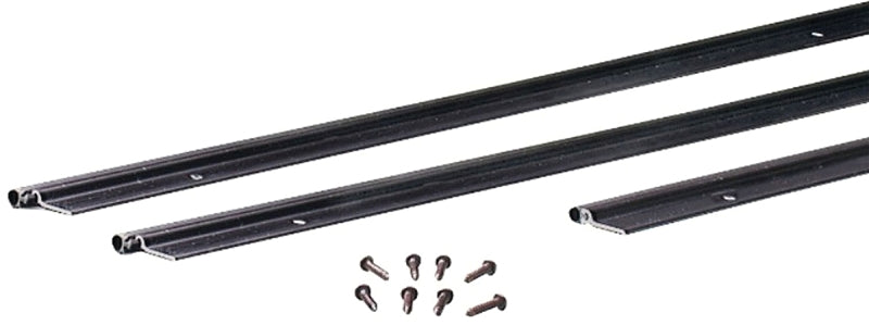 M-D M-D 68437 Jamb Weatherstrip Kit, 7/8 in W, Aluminum/Vinyl