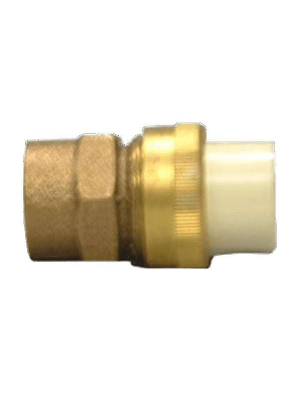 NIBCO INC. Nibco 4733-3-LF Series M25300L Pipe Union, 1/2 in, Slip x Solder, CPVC, Tan, SCH 40 Schedule PLUMBING, HEATING & VENTILATION NIBCO INC.