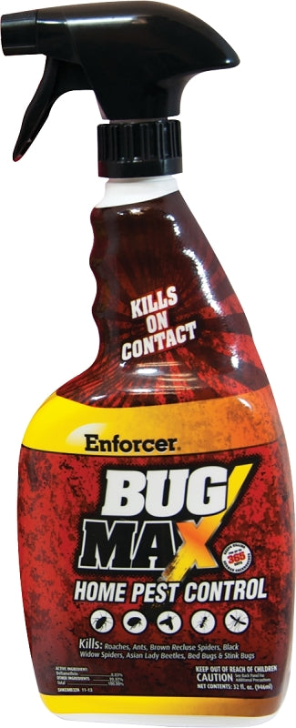 ENFORCER Enforcer EBM32 Home Pest Control Insect Killer, Liquid, Spray Application, Indoor, Outdoor, 32 oz Bottle