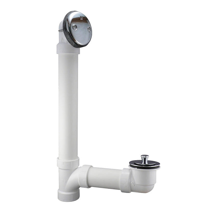 KEENEY Keeney 650PVCK Roller Ball Drain, PVC, White, Polished Chrome, Specifications: 1-1/2 in Size, SCH 40 PLUMBING, HEATING & VENTILATION KEENEY