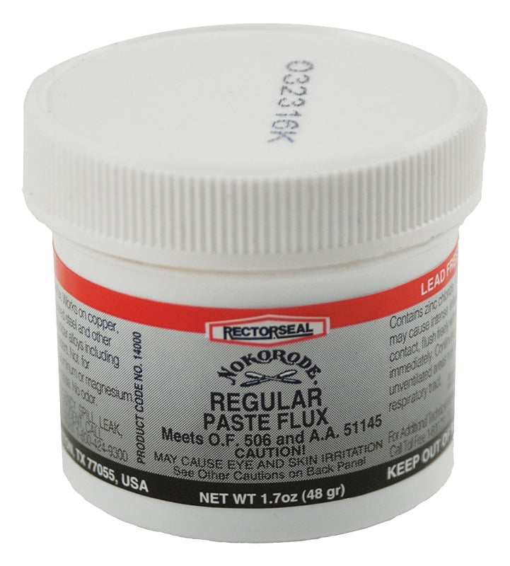 NOKORODE Nokorode 14000 Regular Flux, 1.7 oz, Paste, Tan