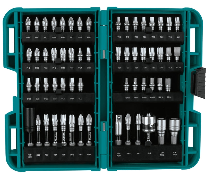 MAKITA Makita Impact XPS E-01644 Impact Bit Set, 60-Piece, Steel TOOLS MAKITA