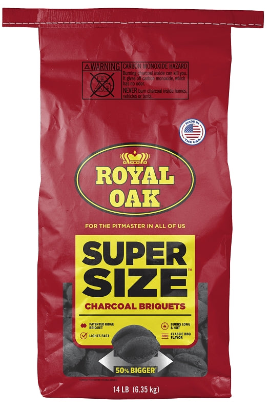 ROYAL OAK Royal Oak Super Size 800002199 Charcoal Briquette, 14 lb Bag