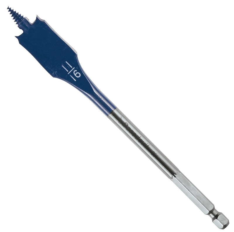 BOSCH Bosch Daredevil DSB1008 Spade Drill Bit, 11/16 in Dia, 6 in OAL, 1/4 in Dia Shank, Hex Shank TOOLS BOSCH