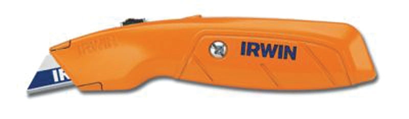 IRWIN Irwin 2082300 Utility Knife, 1-1/2 in W Blade, Bi-Metal Blade, Ergonomic Handle, Orange Handle TOOLS IRWIN