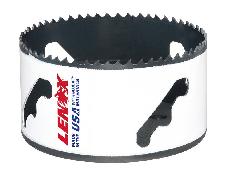 LENOX Lenox Speed Slot 3006060L Hole Saw, 3-3/4 in Dia, 1-7/8 in D Cutting, 5/8-18 Arbor, 4/5 TPI, Bi-Metal Cutting Edge