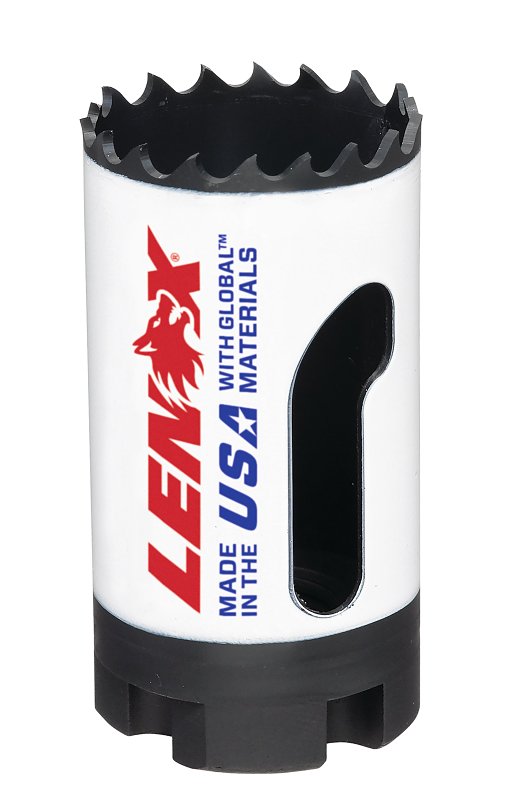 LENOX Lenox Speed Slot 3002020L Hole Saw, 1-1/4 in Dia, 1-7/8 in D Cutting, 5/8-18 Arbor, 4/5 TPI, Bi-Metal Cutting Edge