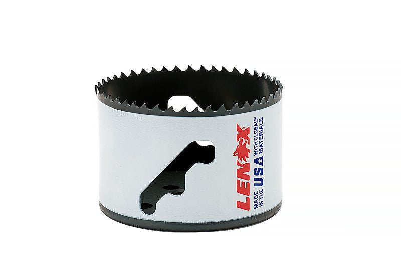 LENOX Lenox Speed Slot 3004848L Hole Saw, 3 in Dia, 1-7/8 in D Cutting, 5/8-18 Arbor, 4/5 TPI, Bi-Metal Cutting Edge