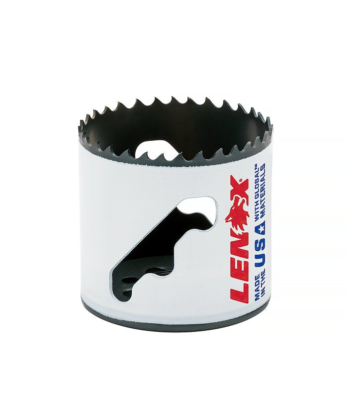 LENOX Lenox Speed Slot 3003434L Hole Saw, 2-1/8 in Dia, 1-7/8 in D Cutting, 4/5 TPI, Bi-Metal Cutting Edge TOOLS LENOX