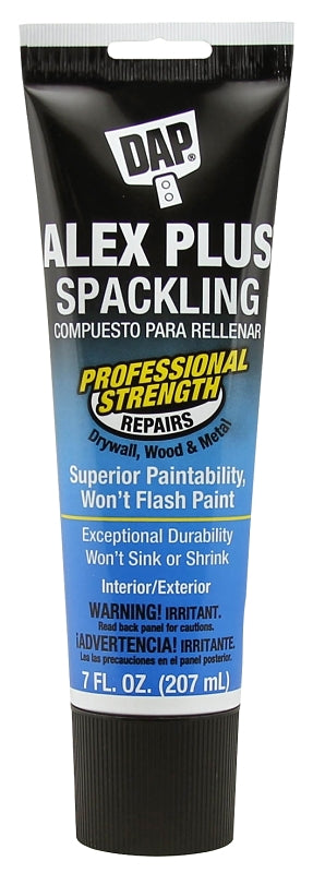 DAP DAP 18744 Spackling Paste White, White, 7 fl-oz Tube PAINT DAP