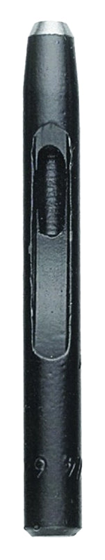 GENERAL General 1280F Hollow Punch, 1/4 in Tip, 4 in L, Steel