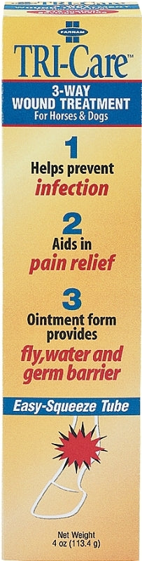 FARNAM Farnam TRI-Care 100502415 Wound Treatment, 4 oz Tube HARDWARE & FARM SUPPLIES FARNAM