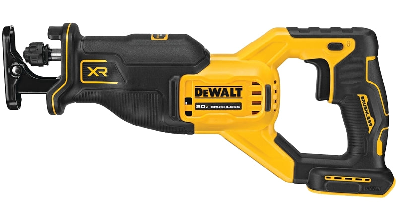 DEWALT DEWALT XR 20V MAX Series DCS382B Reciprocating Saw, Tool Only, 20 V, 1-1/8 in L Stroke, 0 to 3200 spm